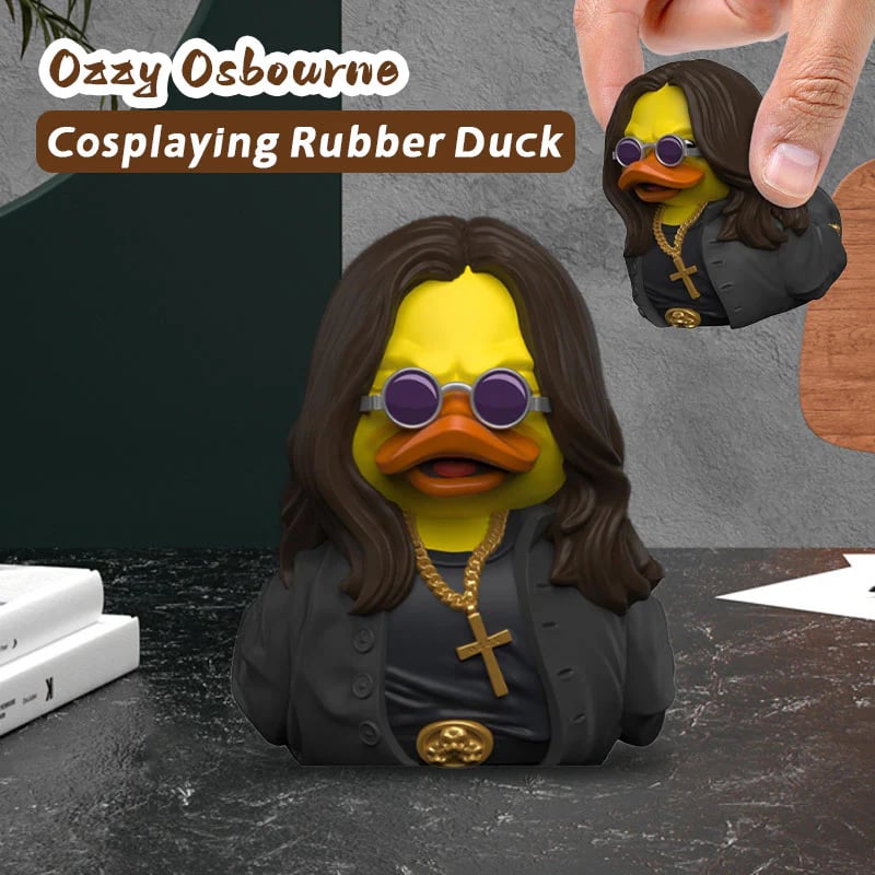 Ozzy Osbourne Cosplaying Rubber Duck