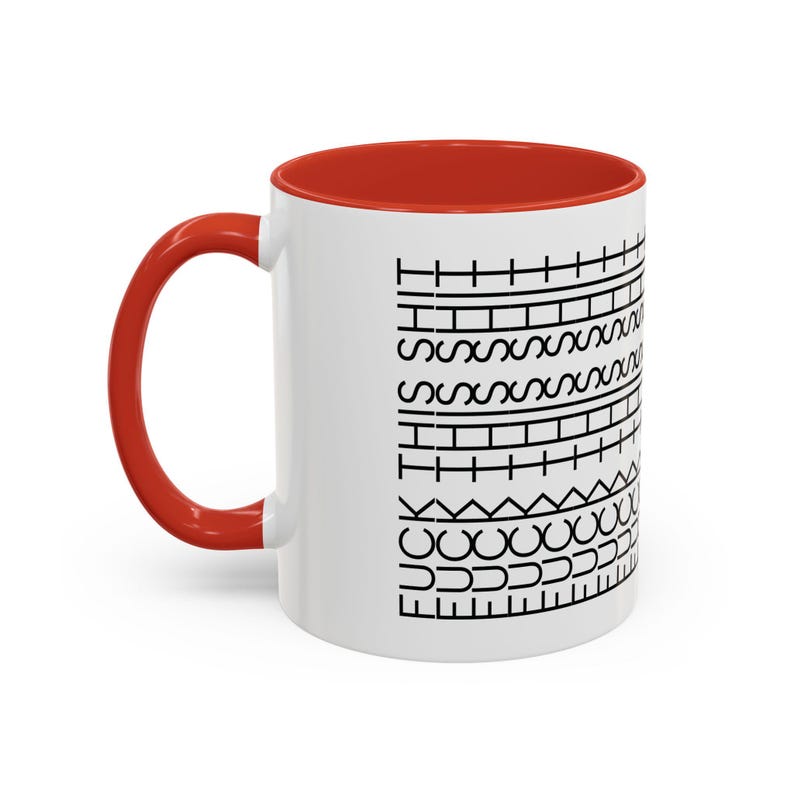 Ceramic coffee cup with hidden message
