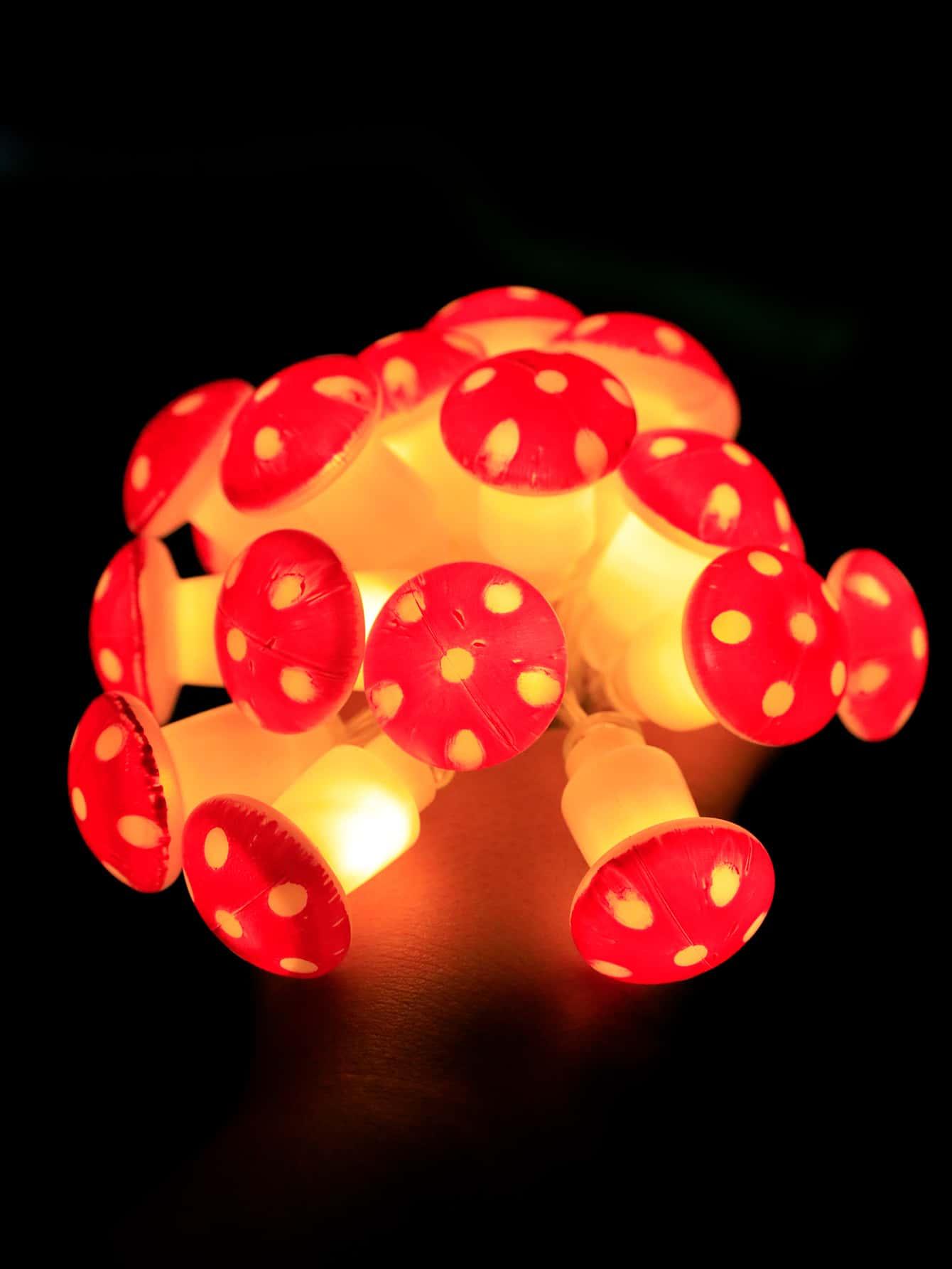 10/20 Led 1.5/3M Mushroom Design String Light