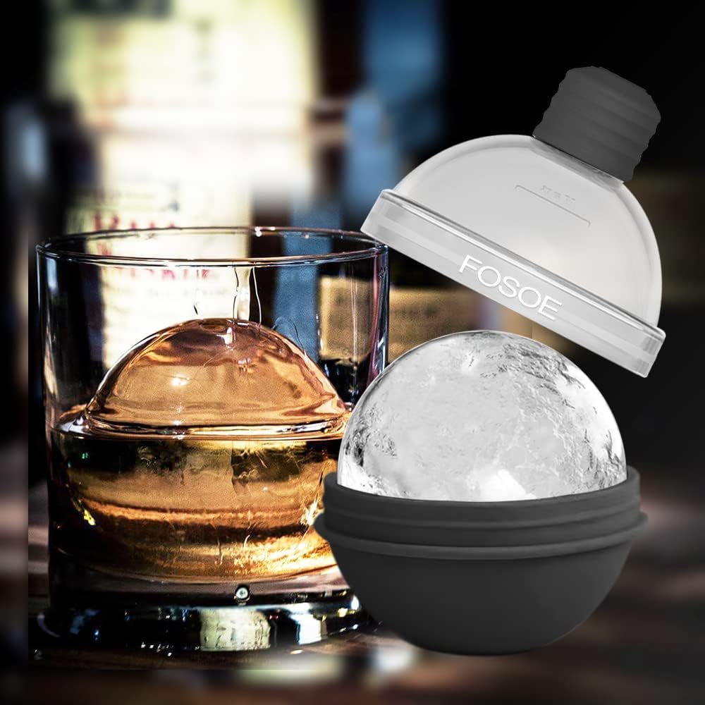 Silicone Ice Ball Molds for Whiskey