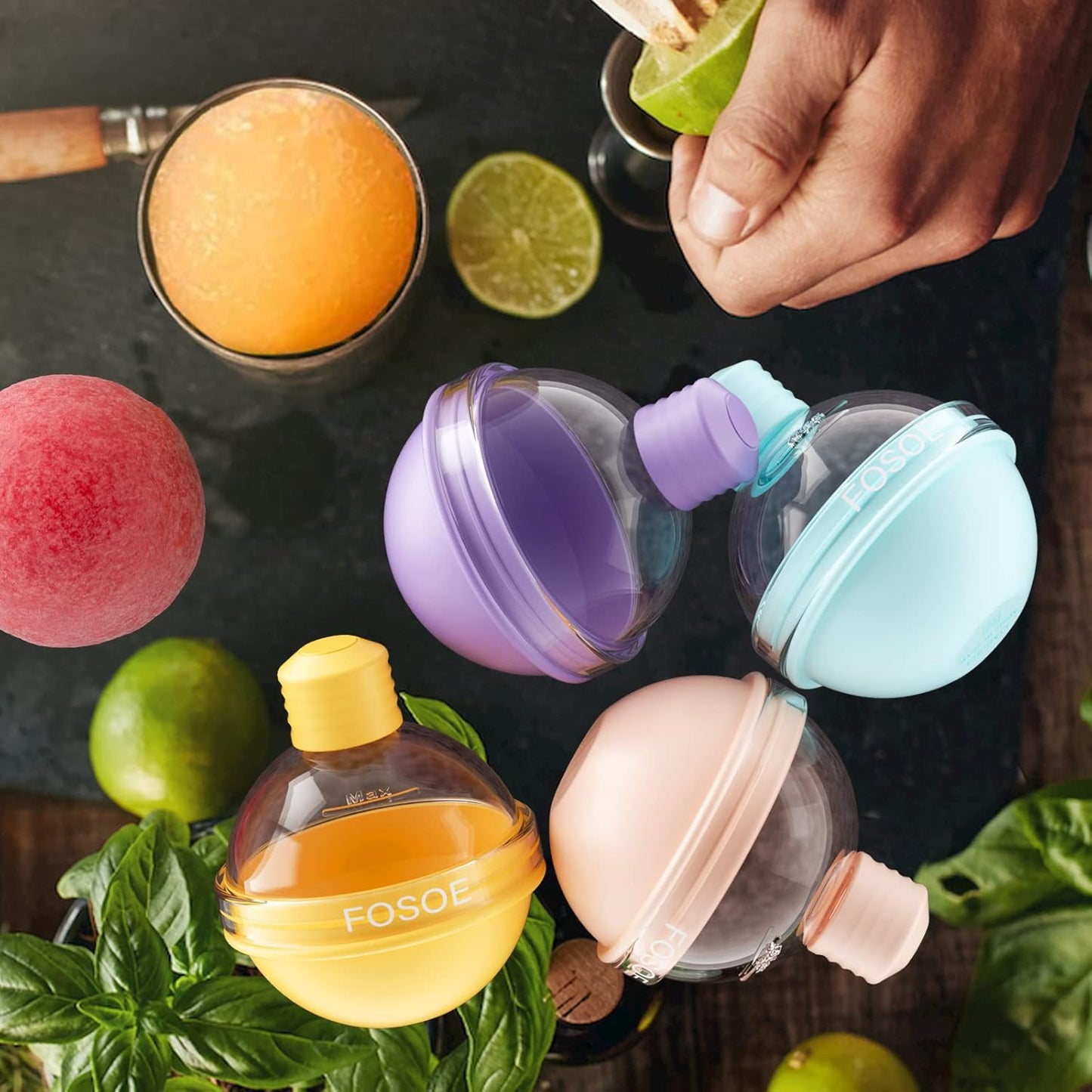 Silicone Ice Ball Molds for Whiskey