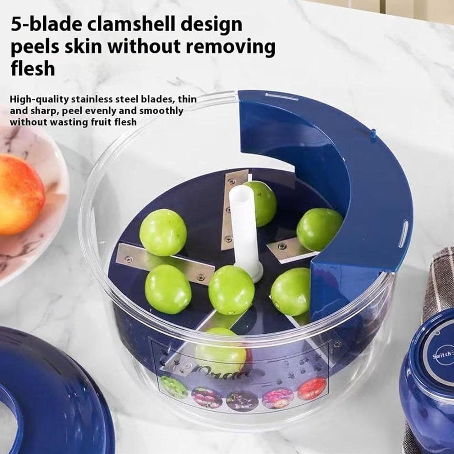 Grape peeling machine, automatic small fruit garlic peeling machine