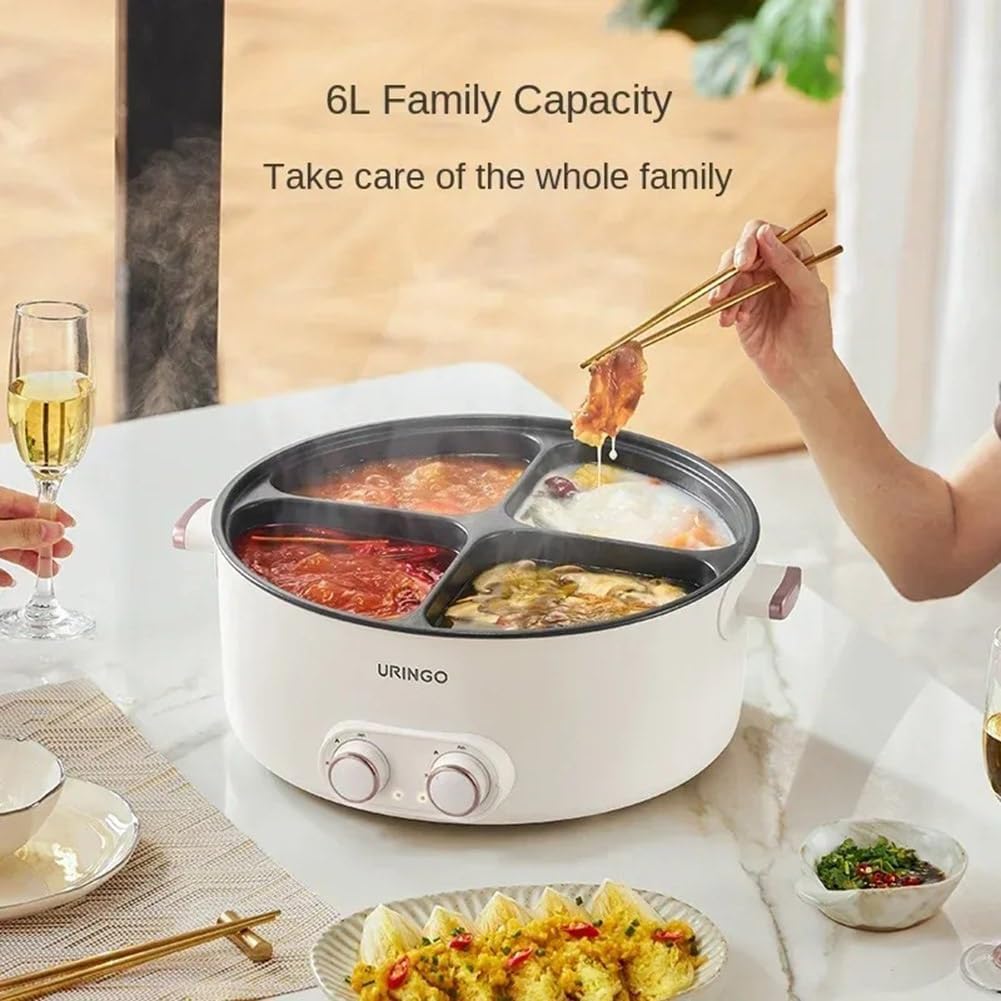 Four-grid multi-function stew pot