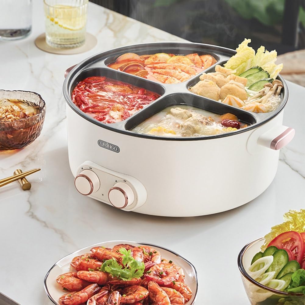 Four-grid multi-function stew pot