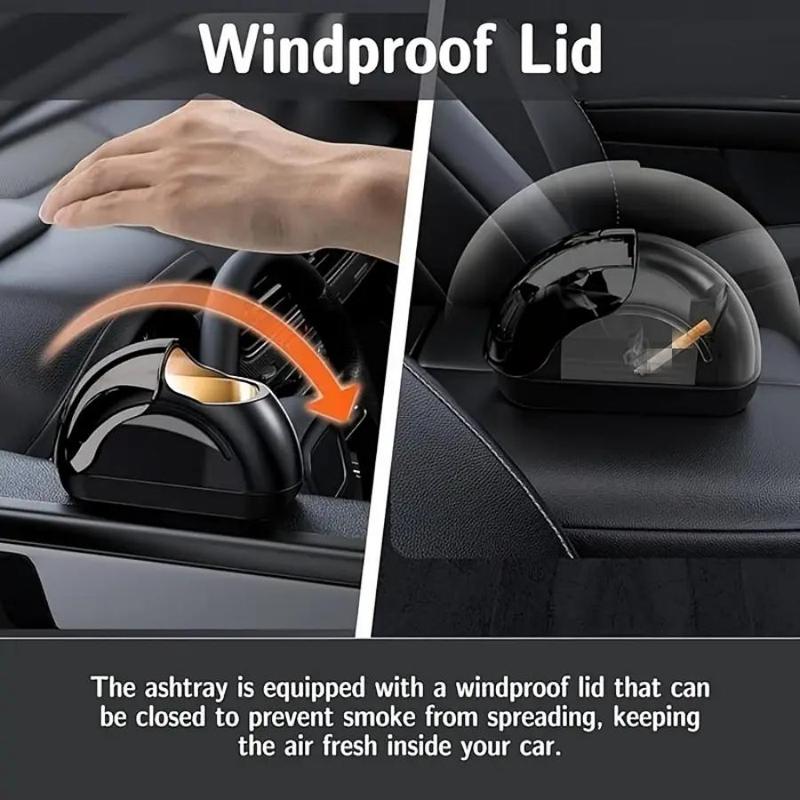 Windproof Car Door Ashtray