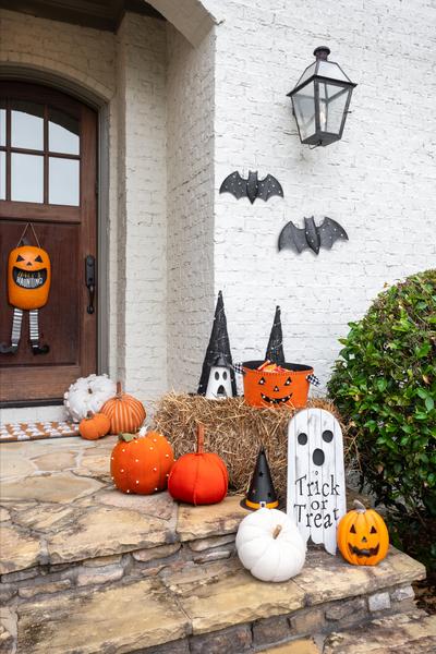 Set of three large light-up bat decorations