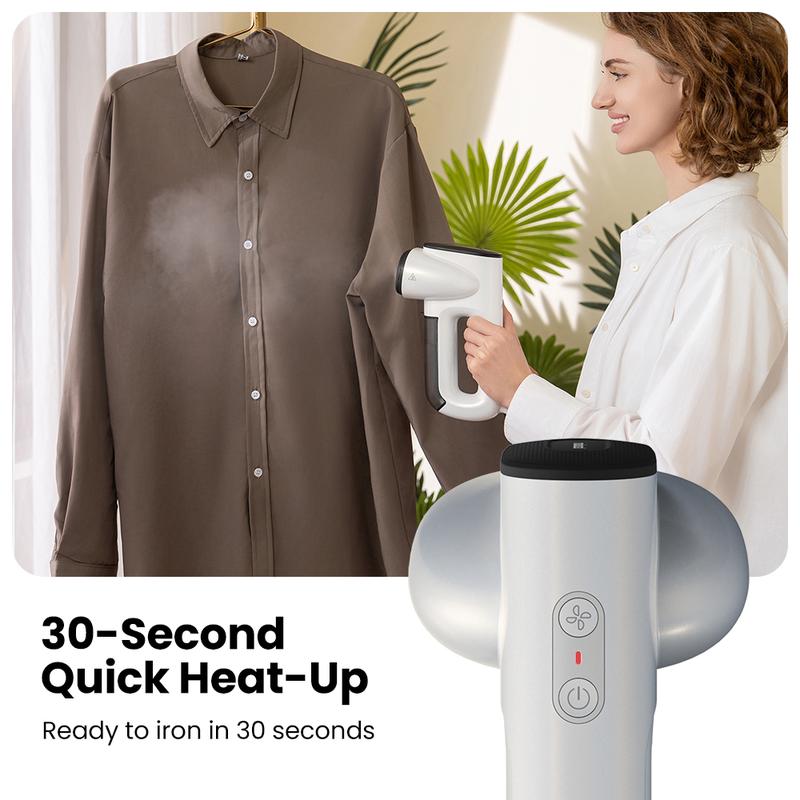 2300Pa Suction for Clothes Grips, Steamer Iron 2 In 1