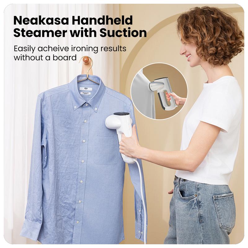 2300Pa Suction for Clothes Grips, Steamer Iron 2 In 1