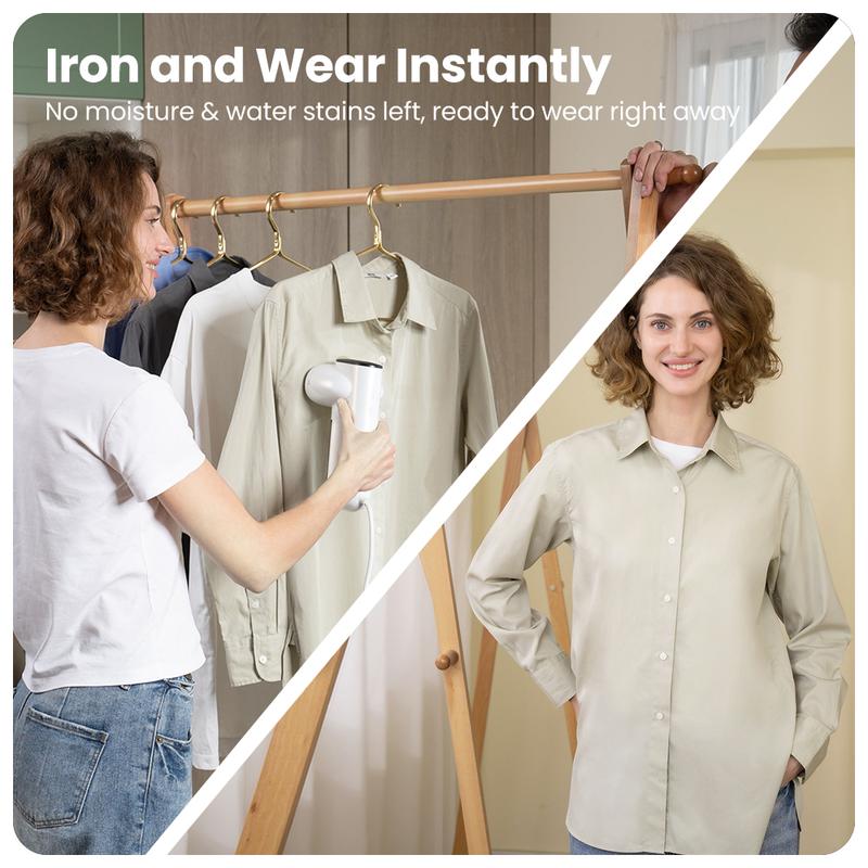2300Pa Suction for Clothes Grips, Steamer Iron 2 In 1