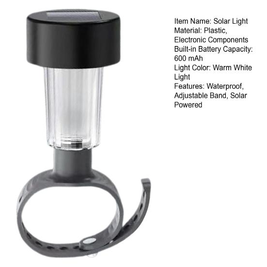 Solar Powered Waterproof Above Ground Pool Fence Lights Warm White Light Outdoor Framed Swimming Pool Fence Decorative LED Lights