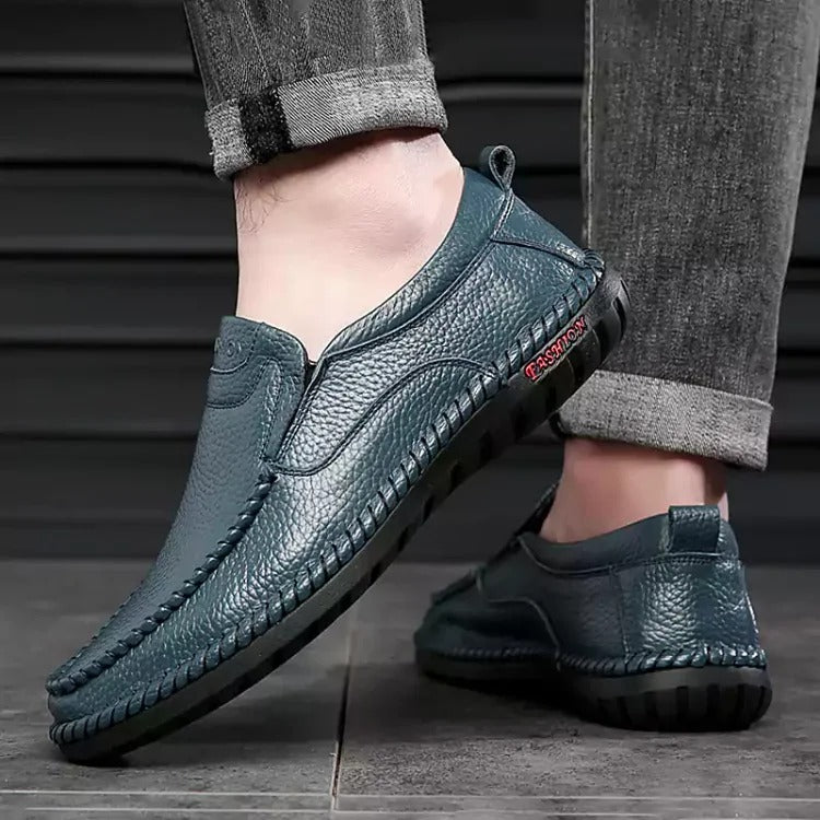🔥Zeitlich begrenztes Angebot 49 % RABATT🔥Lässige, atmungsaktive Leder-Loafer für Herren