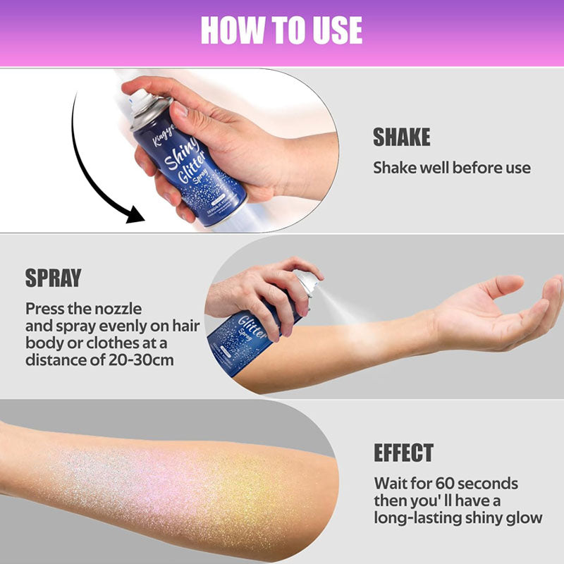 Body Highlight Bridal Makeup Clavicle Glitter Spray Contour Brightening Spray