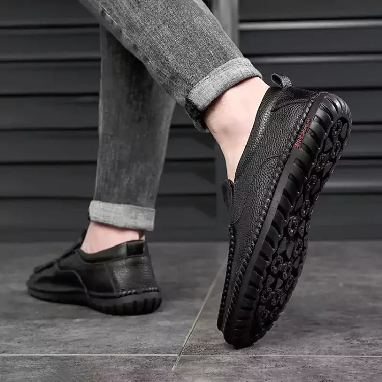🔥Zeitlich begrenztes Angebot 49 % RABATT🔥Lässige, atmungsaktive Leder-Loafer für Herren