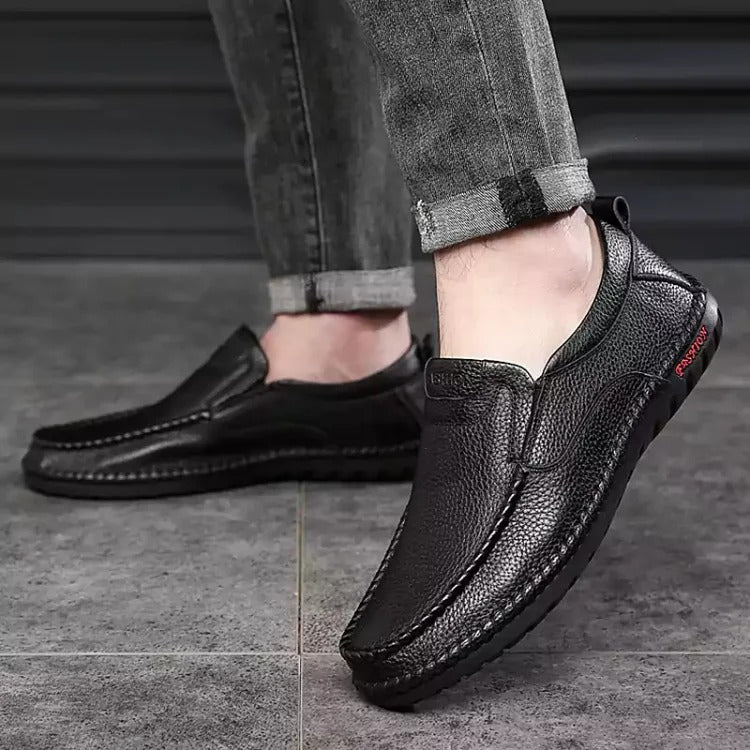🔥Zeitlich begrenztes Angebot 49 % RABATT🔥Lässige, atmungsaktive Leder-Loafer für Herren
