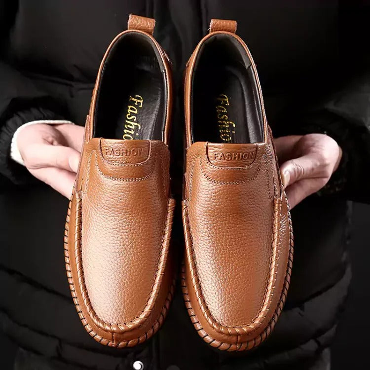 🔥Zeitlich begrenztes Angebot 49 % RABATT🔥Lässige, atmungsaktive Leder-Loafer für Herren