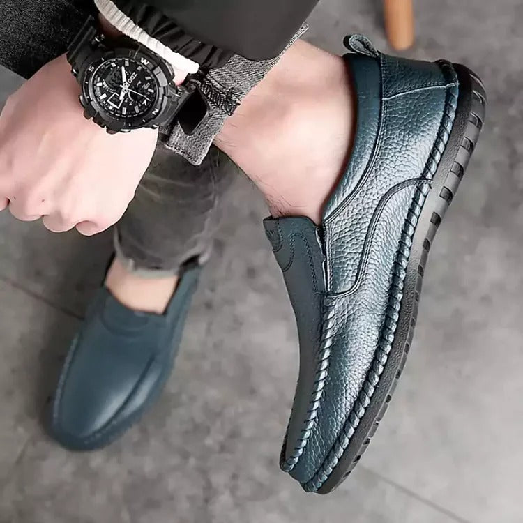 🔥Zeitlich begrenztes Angebot 49 % RABATT🔥Lässige, atmungsaktive Leder-Loafer für Herren