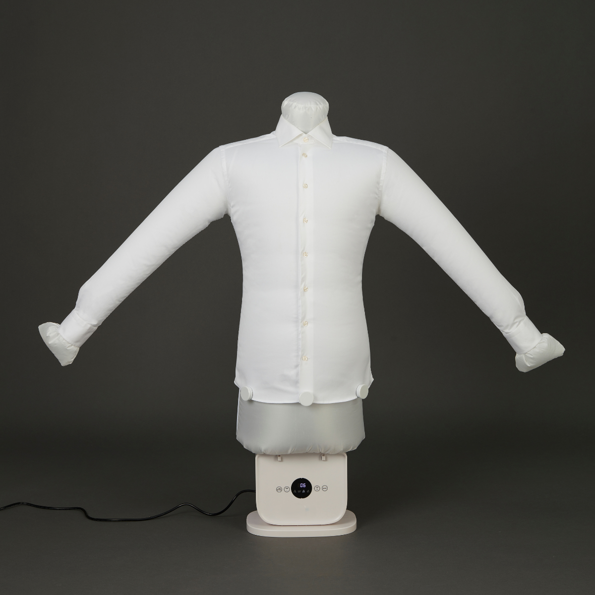 Automatic hot air dryer and iron