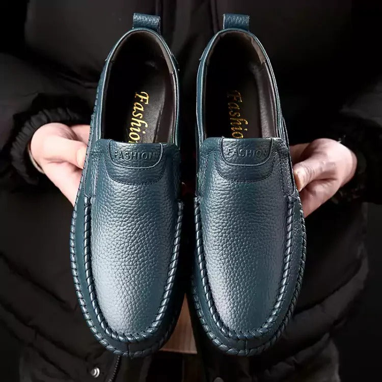 🔥Zeitlich begrenztes Angebot 49 % RABATT🔥Lässige, atmungsaktive Leder-Loafer für Herren