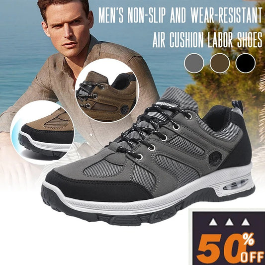 🔥Limited Time Offer 49% OFF🔥Typared Men's Non-slip and Wear-resistant Air Cushion Labor Shoes