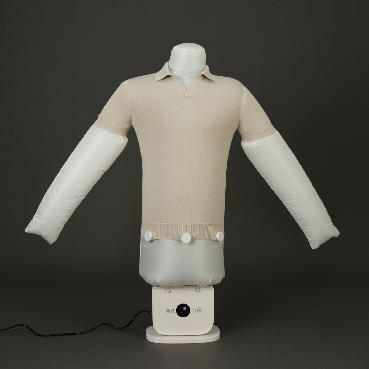Automatic hot air dryer and iron