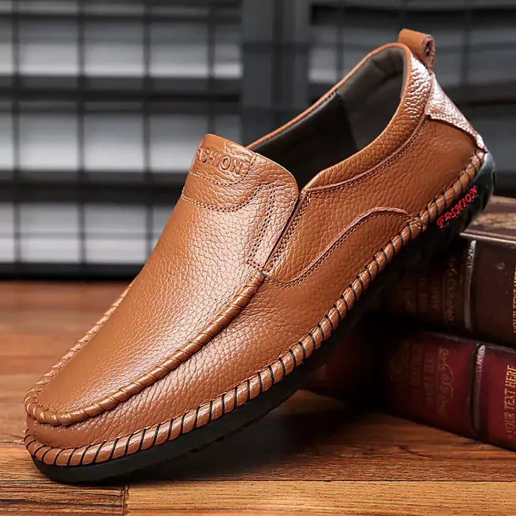 🔥Zeitlich begrenztes Angebot 49 % RABATT🔥Lässige, atmungsaktive Leder-Loafer für Herren