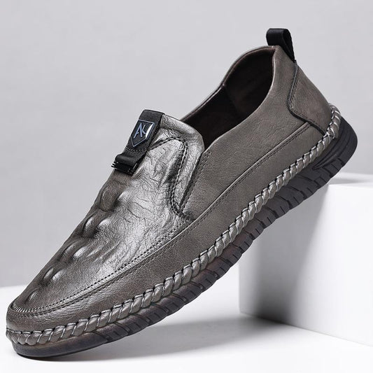 🔥Limited Time Offer 49% OFF🔥Handmade leather cowhide sole crocodile print shoes