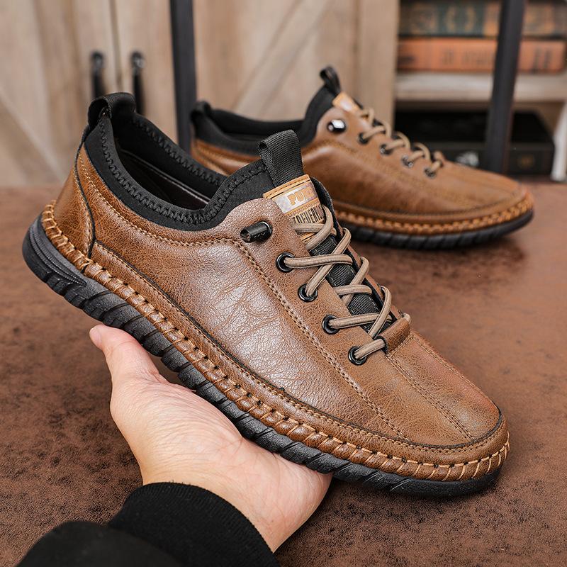 🔥Limited Time Offer 49% OFF🔥2024 New Leather Casual Soft Sole Shoes