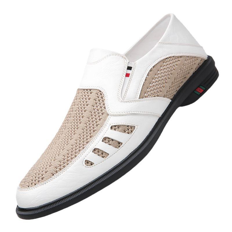 🔥Zeitlich begrenztes Angebot 49 % RABATT🔥Atmungsaktive Business-Casual-Lederschuhe aus Mesh für Herren