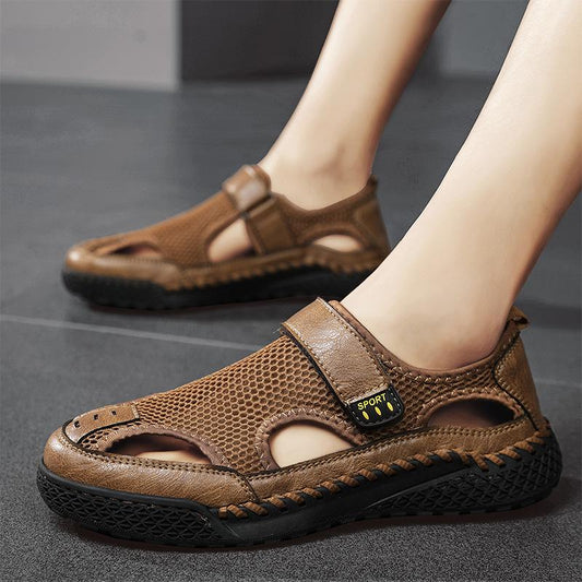 🔥Limited Time Offer 49% OFF🔥Mesh Leather Outdoor Non-slip Sandals