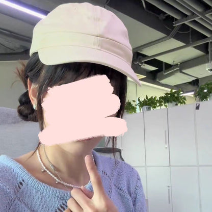 2025 new "brain cap" can be opened and closed design peaked cap