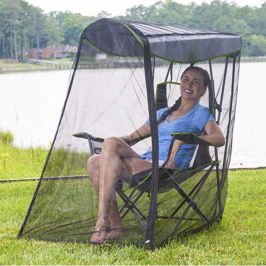 Outdoor swing garden mosquito net canopy chair insect cover