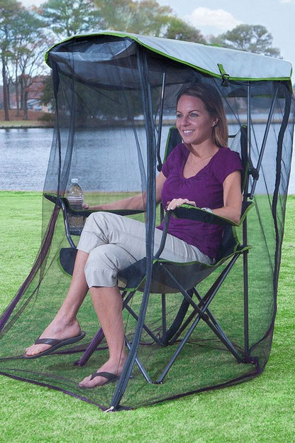 Outdoor swing garden mosquito net canopy chair insect cover