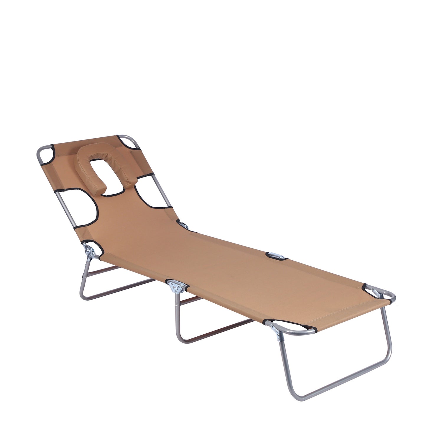 Sun lounge chair with sun tanning function, sun visor for mobile phone, single sun lounge chair