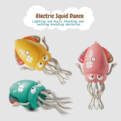 Dancing octopus octopus automatic obstacle avoidance children's trick funny decompression toy