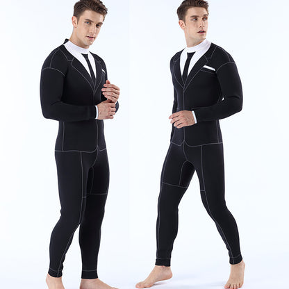 One-piece diving suit for men and women