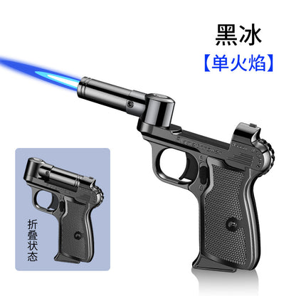 New rotatable foldable nozzle welding spray gun outdoor camping barbecue ignition tool large firepower inflatable lighter