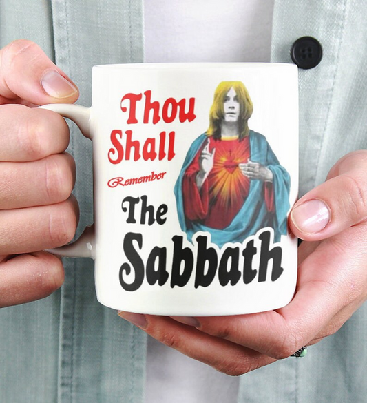 Ozzy Osbourne Mug - 11 or 20 oz - Black Sabbath Coffee Cup