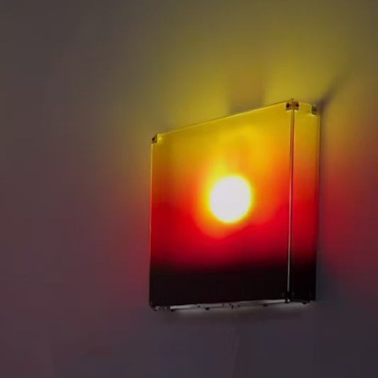 Sunset wall lamp bedroom bedside internet celebrity live broadcast background atmosphere lamp