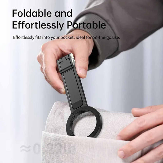 2025 New Mobile Phone Magnetic Bracket Mountaineering Buckle Multi-function Shooting Bracket Portable Live Streaming Tripod Mobile Phone Bracket