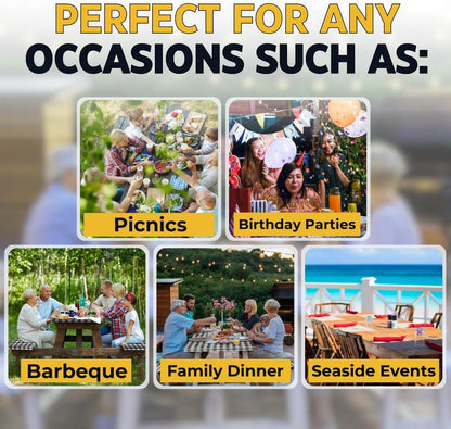 Outdoor picnic table three-piece set waterproof, oil-proof and stain-resistant table and chair covers