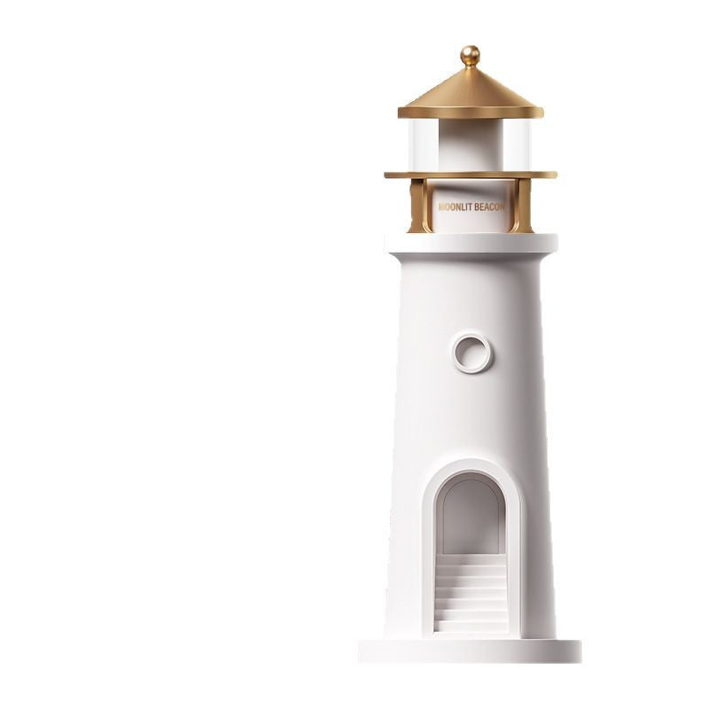 Moonlight lighthouse projection lamp atmosphere bedroom bedside with sleeping night light
