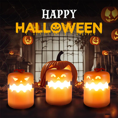 Built-in 1800ma lithium battery Halloween funny portable pumpkin lantern decoration supplies