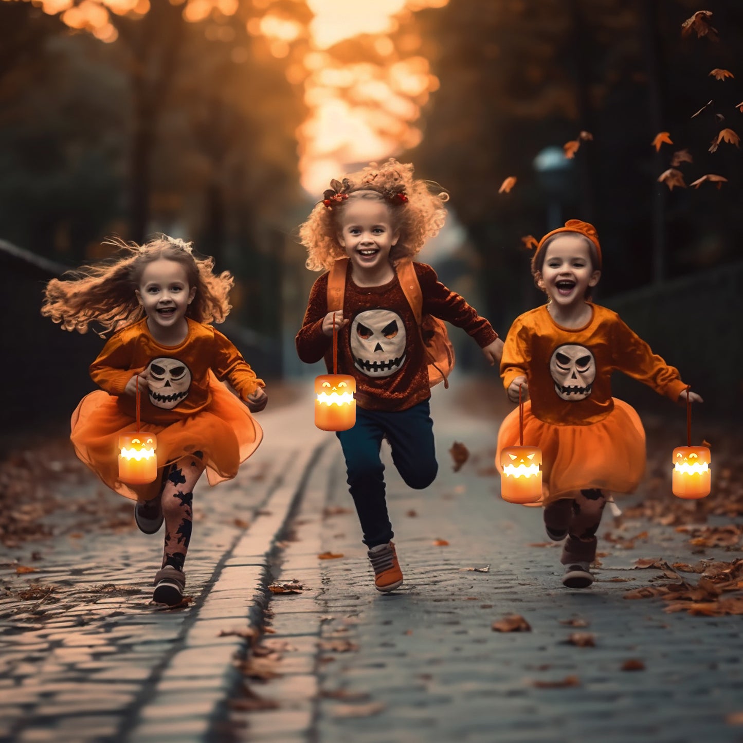 Built-in 1800ma lithium battery Halloween funny portable pumpkin lantern decoration supplies