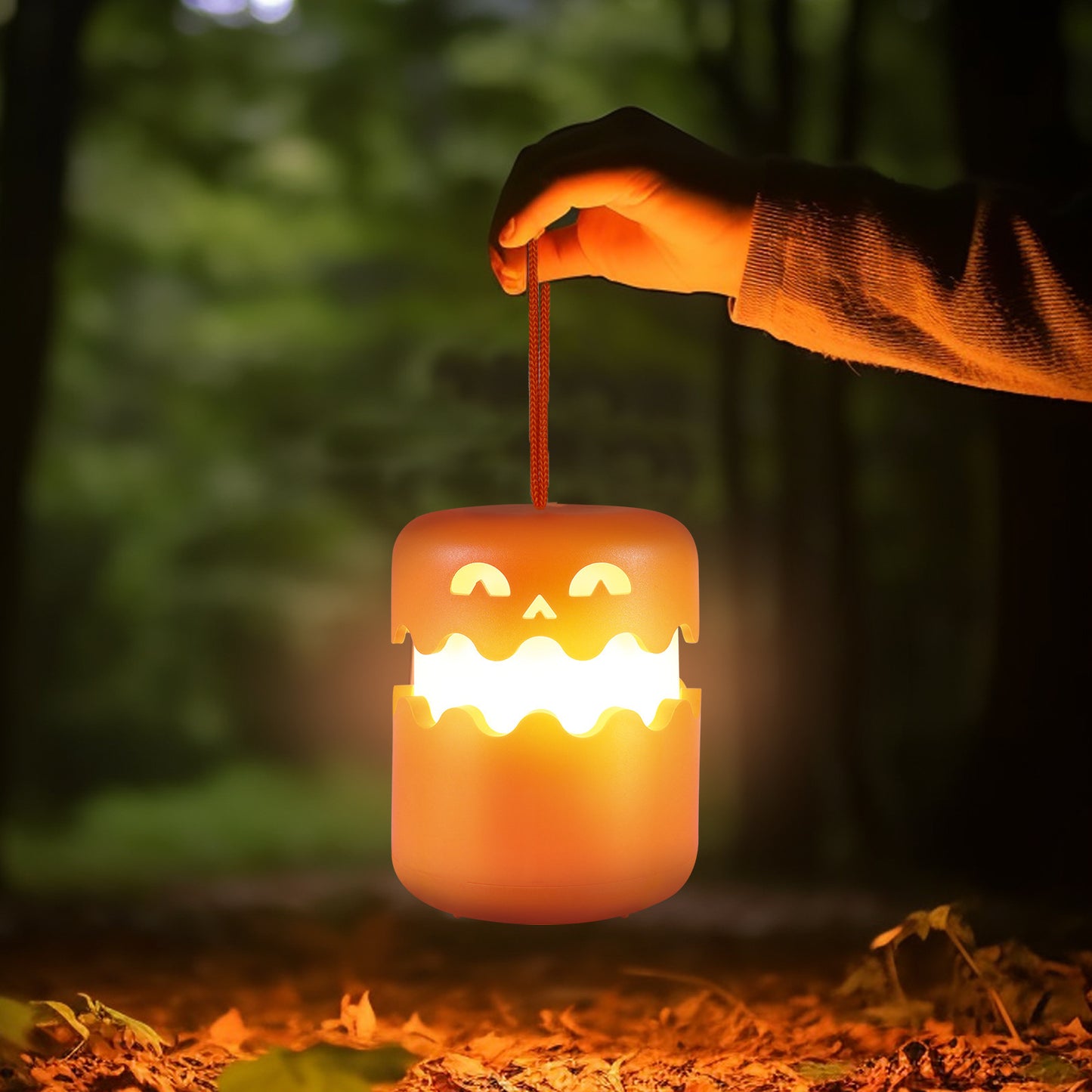 Built-in 1800ma lithium battery Halloween funny portable pumpkin lantern decoration supplies