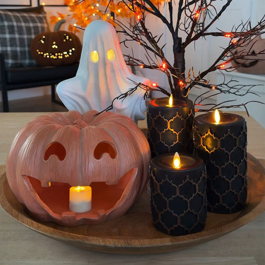 Pumpkin Lantern Halloween Decorations Aromatherapy Hollow Luminous Big Pumpkin