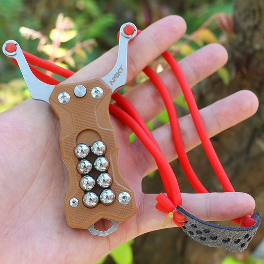 2 In 1 Multifunctional Self-defense EDC Pocket Knife Slingshot