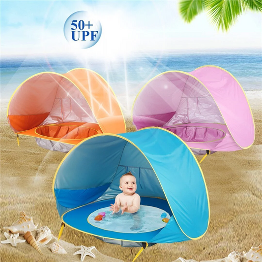 Baby Beach Shelter Tent with Folding Pool