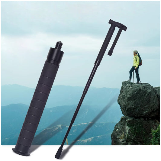 Telescopic trekking pole outdoor multifunctional retractable self-defense stick double lock trekking pole car window breaker