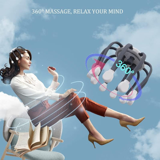 Automatic scalp massager