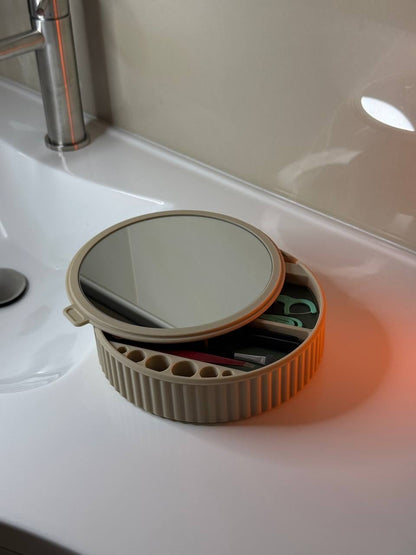Bathroom (or makeup) storage box
